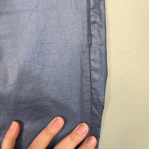 RAG & BONE Jeans Womens 26 Legging Metallic Slim Skinny Ankle Trousers Blue USA - Picture 8 of 11